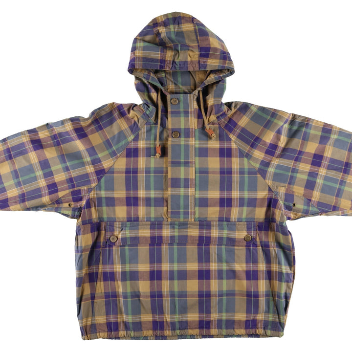 90'S GAP Old Gap Check Pattern Anorak Parka Men's L size Vintage /eaa512996