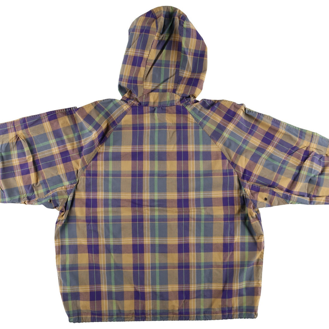90'S GAP Old Gap Check Pattern Anorak Parka Men's L size Vintage /eaa512996