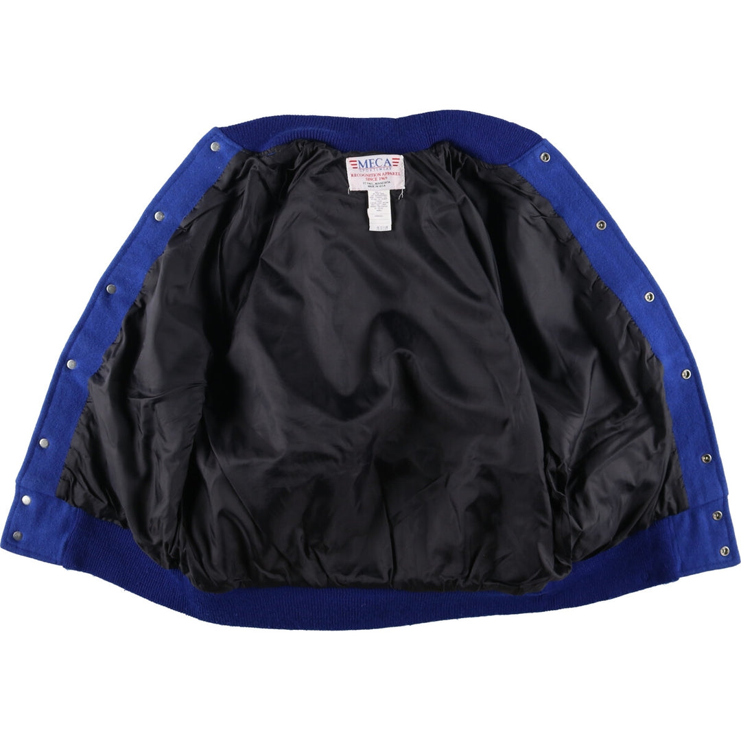 ~90'S MECA wool varsity jacket, award jacket, varsity jacket, made in USA, men's size M, vintage /eaa513054