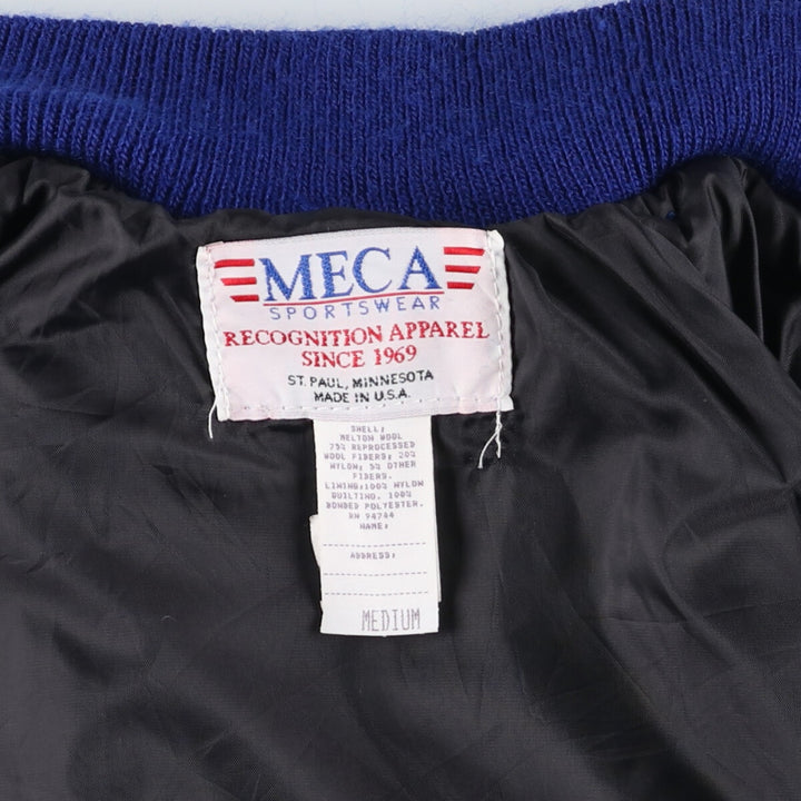 ~90'S MECA wool varsity jacket, award jacket, varsity jacket, made in USA, men's size M, vintage /eaa513054