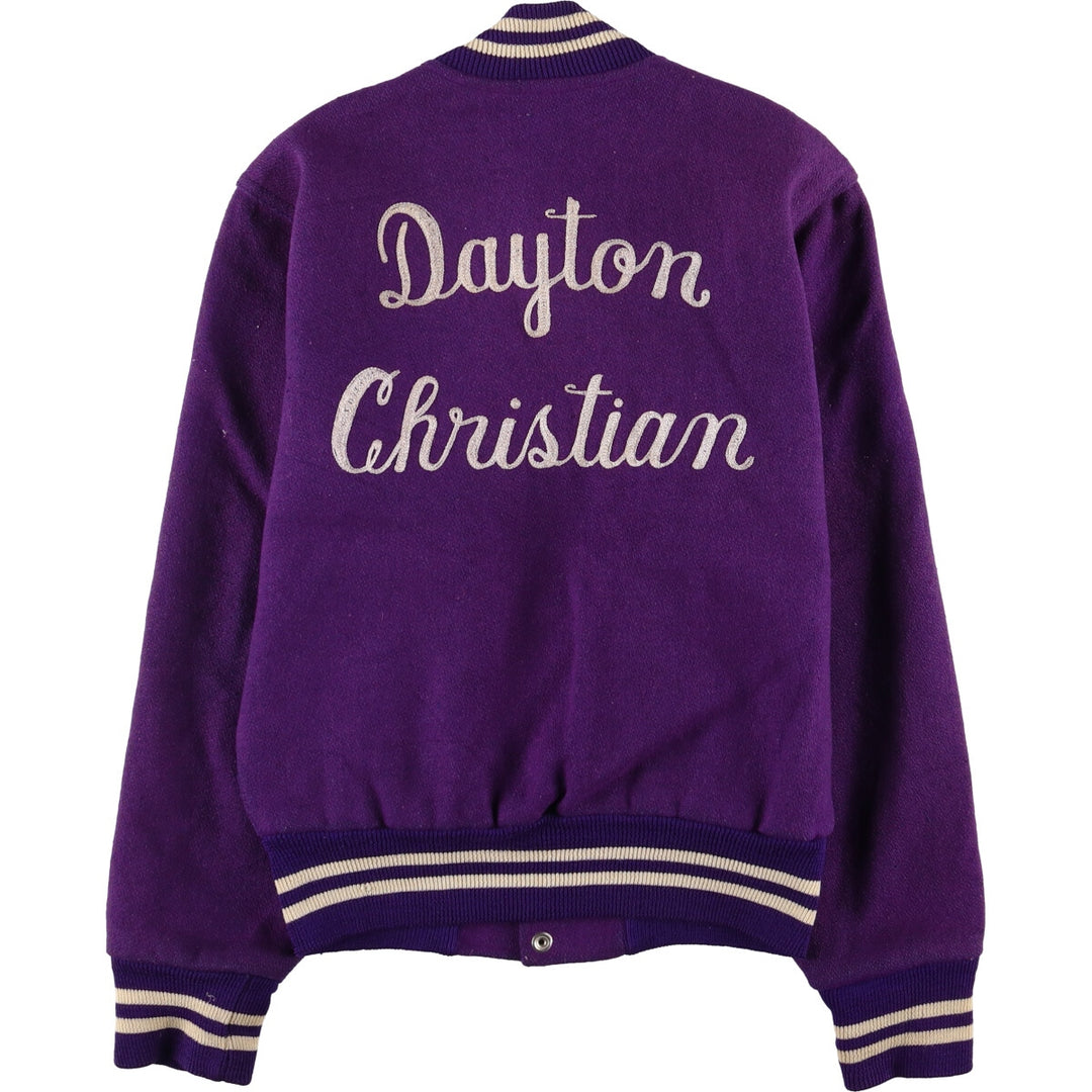 60s-70'S Holloway Wool Stadium Jacket Award Jacket Varsity Jacket Made in USA Men's S Size Vintage /eaa513057