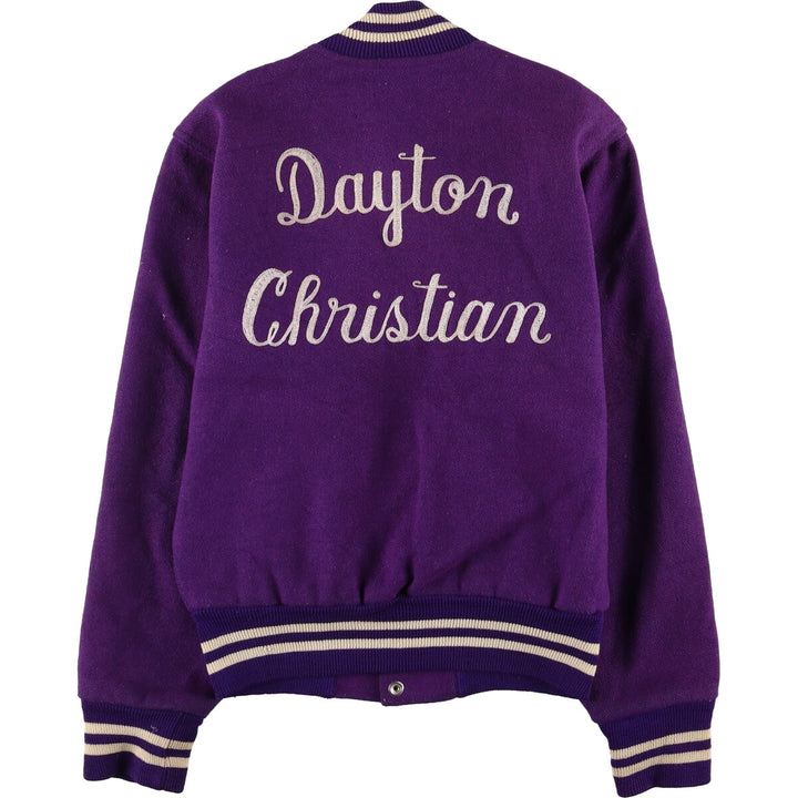 60s-70'S Holloway Wool Stadium Jacket Award Jacket Varsity Jacket Made in USA Men's S Size Vintage /eaa513057