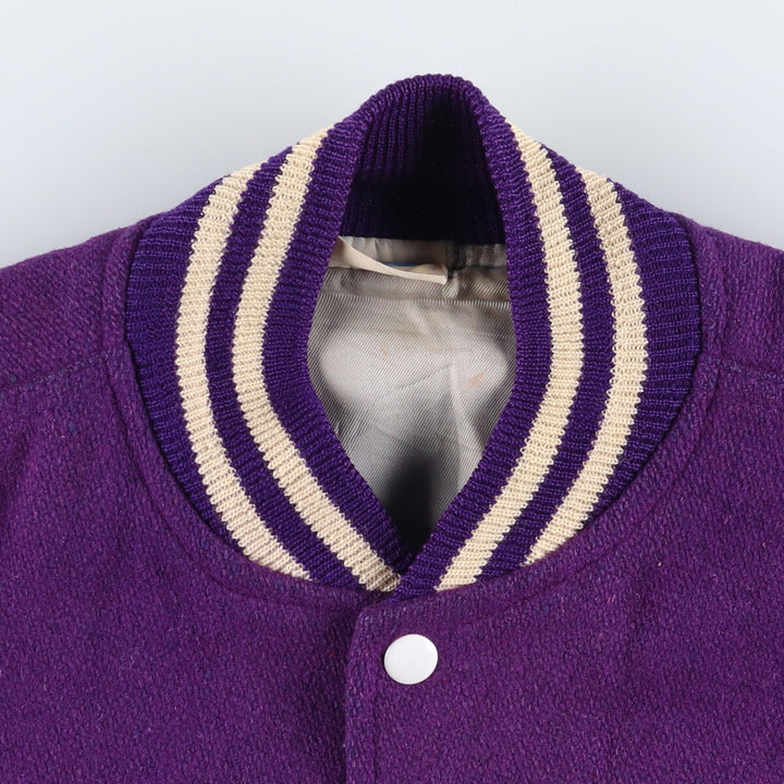 60s-70'S Holloway Wool Stadium Jacket Award Jacket Varsity Jacket Made in USA Men's S Size Vintage /eaa513057