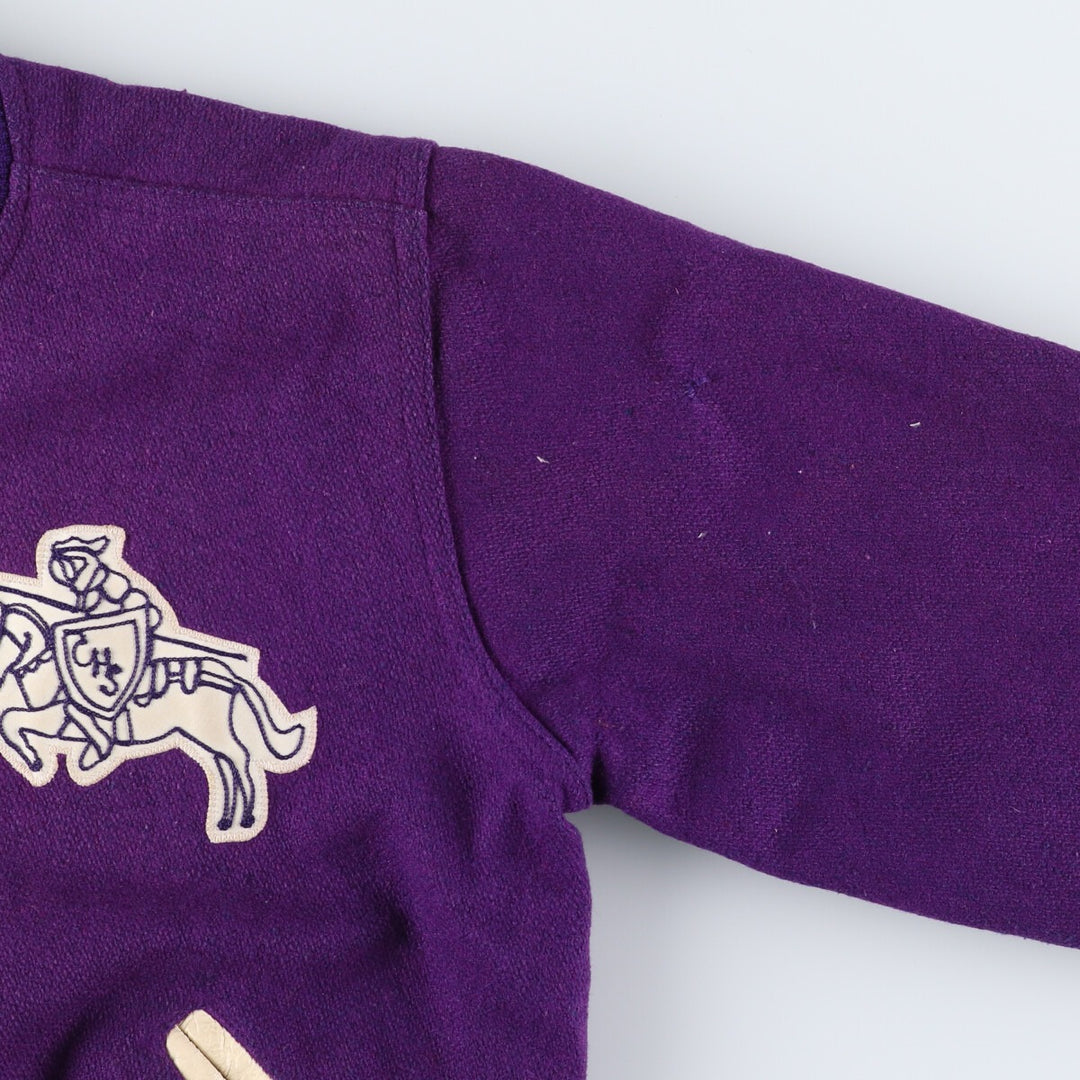 60s-70'S Holloway Wool Stadium Jacket Award Jacket Varsity Jacket Made in USA Men's S Size Vintage /eaa513057