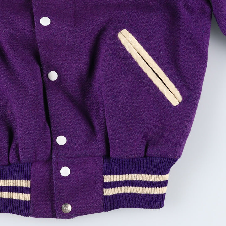 60s-70'S Holloway Wool Stadium Jacket Award Jacket Varsity Jacket Made in USA Men's S Size Vintage /eaa513057