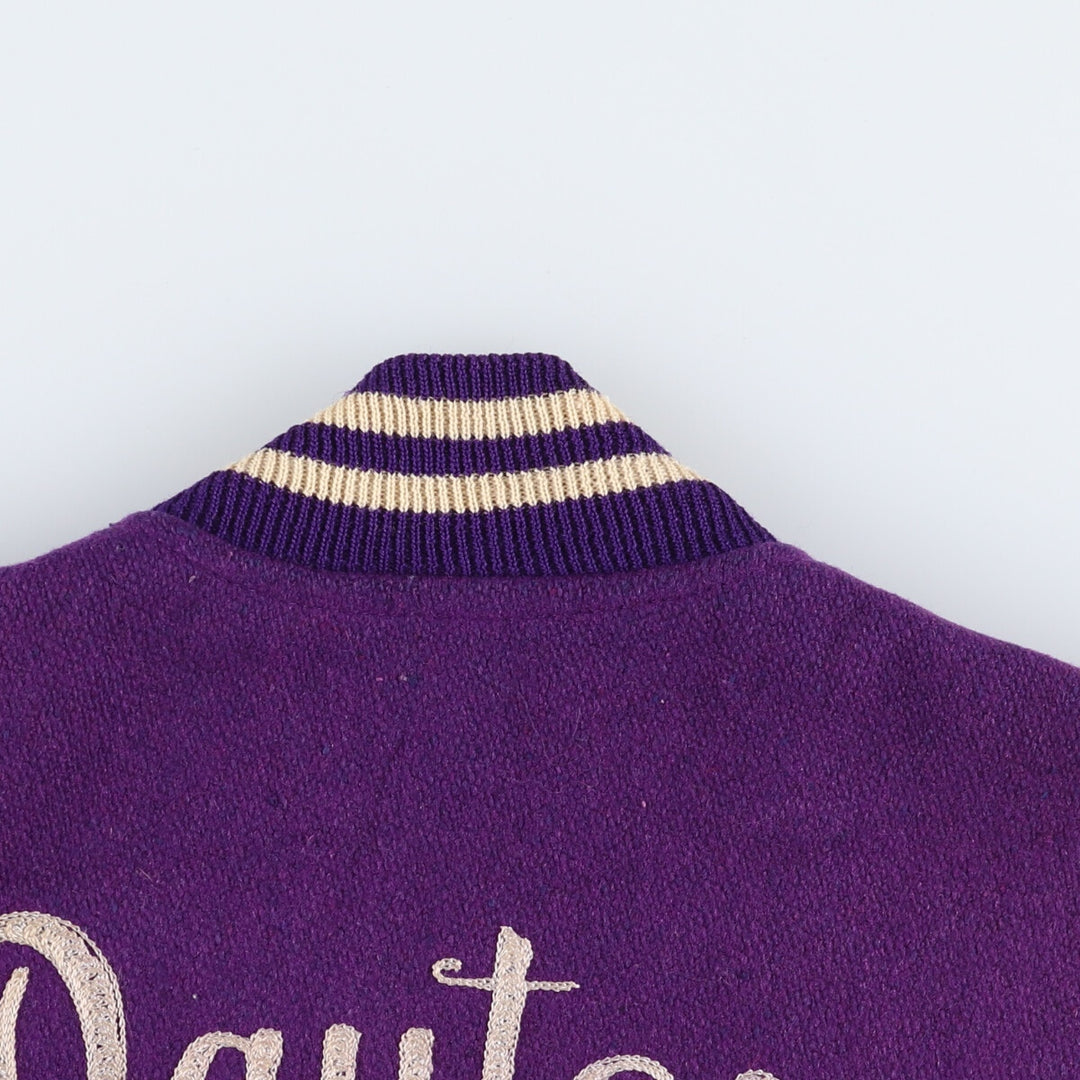 60s-70'S Holloway Wool Stadium Jacket Award Jacket Varsity Jacket Made in USA Men's S Size Vintage /eaa513057