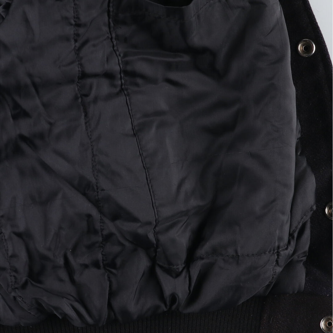 90'S CANADA SPORTSWEAR Padded Leather Sleeve Wool Button Varsity Jacket Made in Canada Men's XL /eaa513061