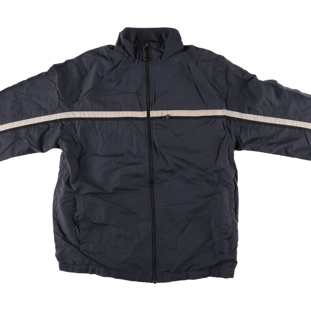 00'S Nike Nylon Jacket Men's Size L Nylon navy blue type Vintage Second Hand