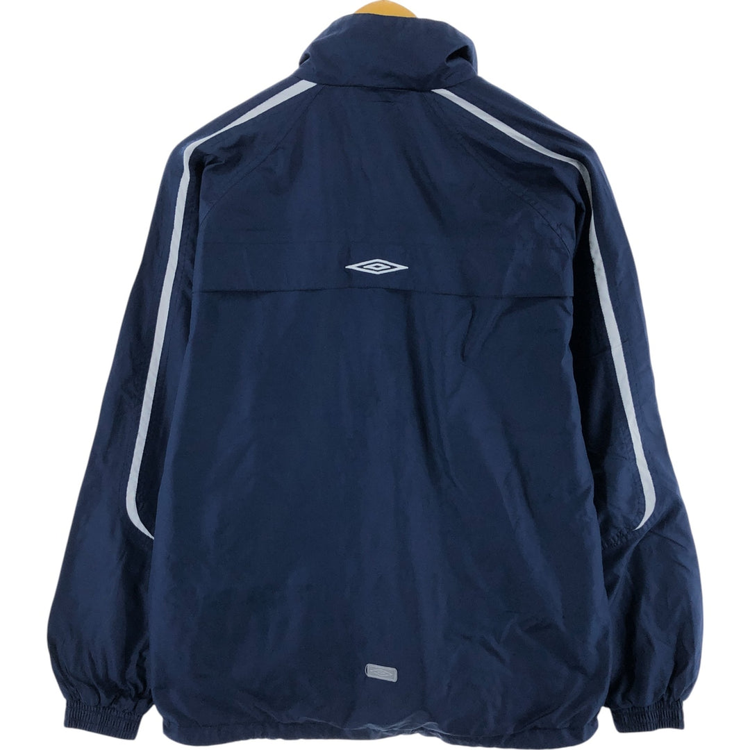 Umbro UMBRO windbreaker, men's size S polyester navy blue type Vintage Second Hand
