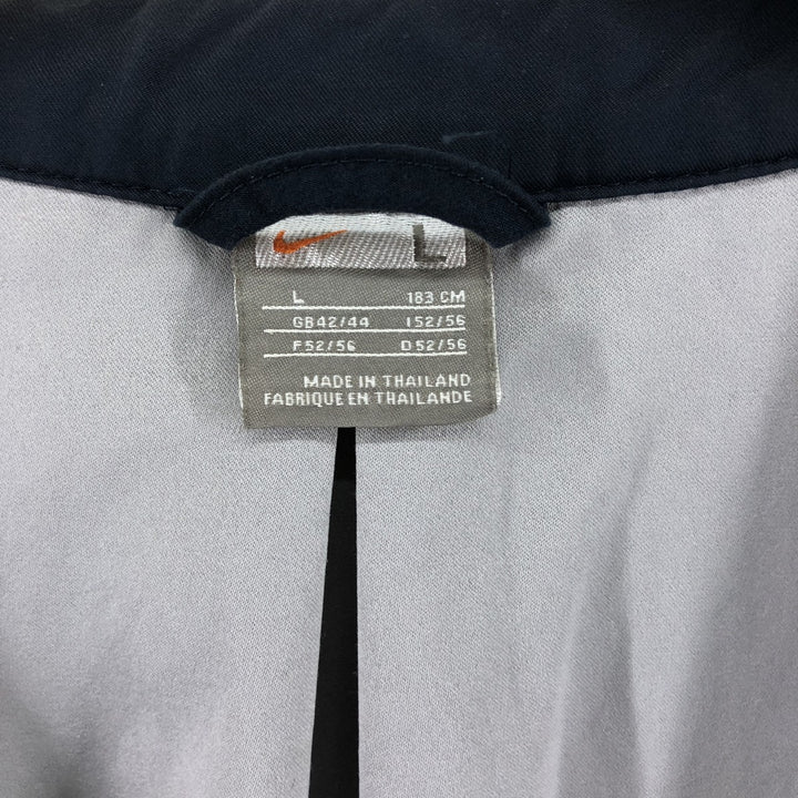 00'S Nike Windbreaker Men's Size L polyester navy blue type Vintage Second Hand