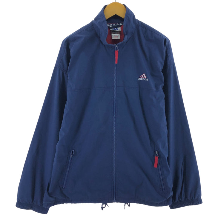 90'S Adidas Windbreaker Men's M Size Vintage polyester navy blue type Vintage Second Hand