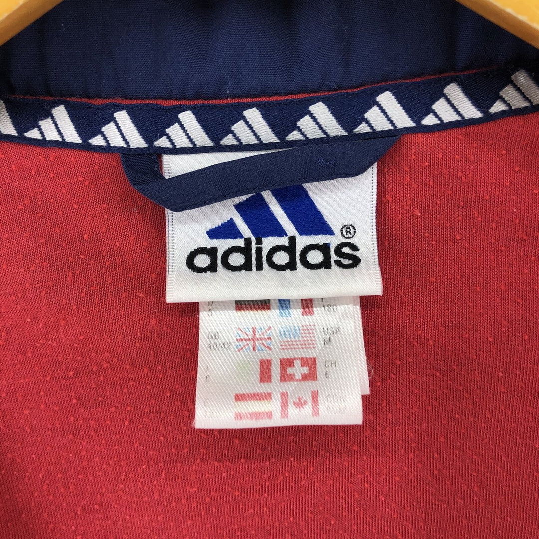 90'S Adidas Windbreaker Men's M Size Vintage polyester navy blue type Vintage Second Hand