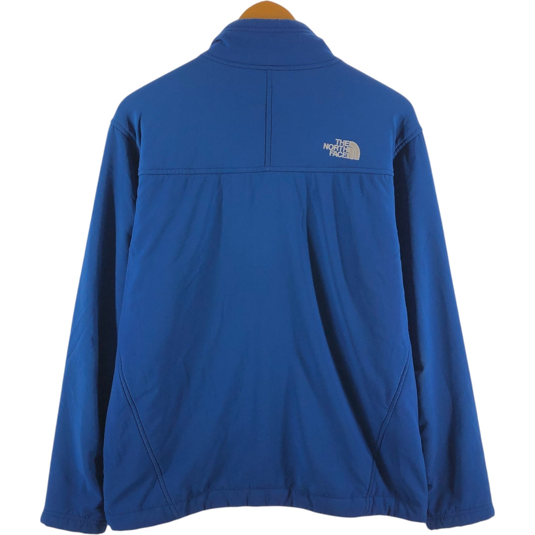 The North Face Softshell Jacket, Men's Size L polyester blue type Vintage Second Hand