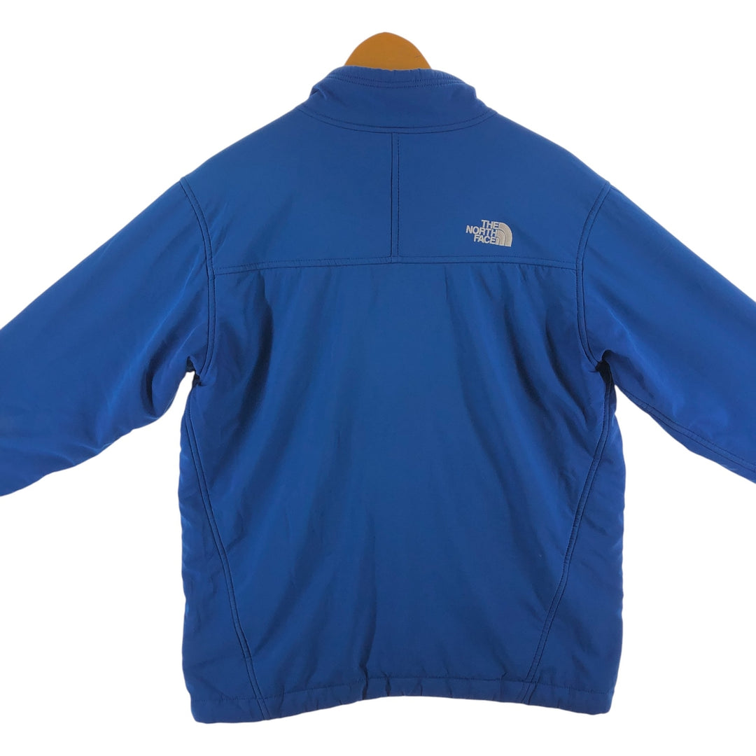 The North Face Softshell Jacket, Men's Size L polyester blue type Vintage Second Hand