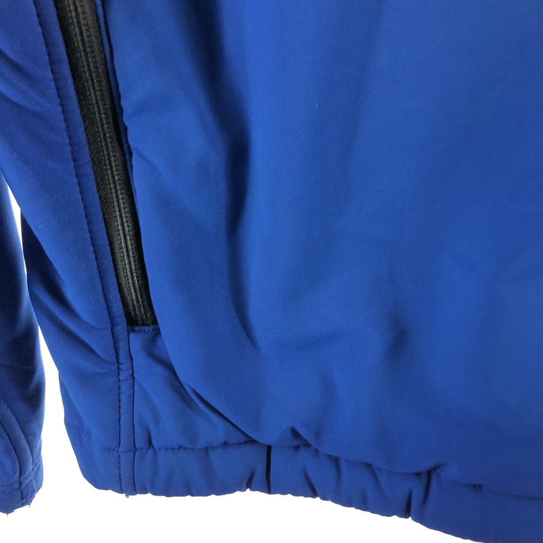 The North Face Softshell Jacket, Men's Size L polyester blue type Vintage Second Hand