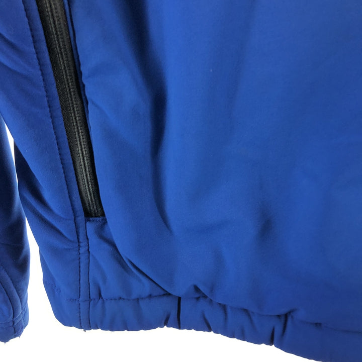 The North Face Softshell Jacket, Men's Size L polyester blue type Vintage Second Hand