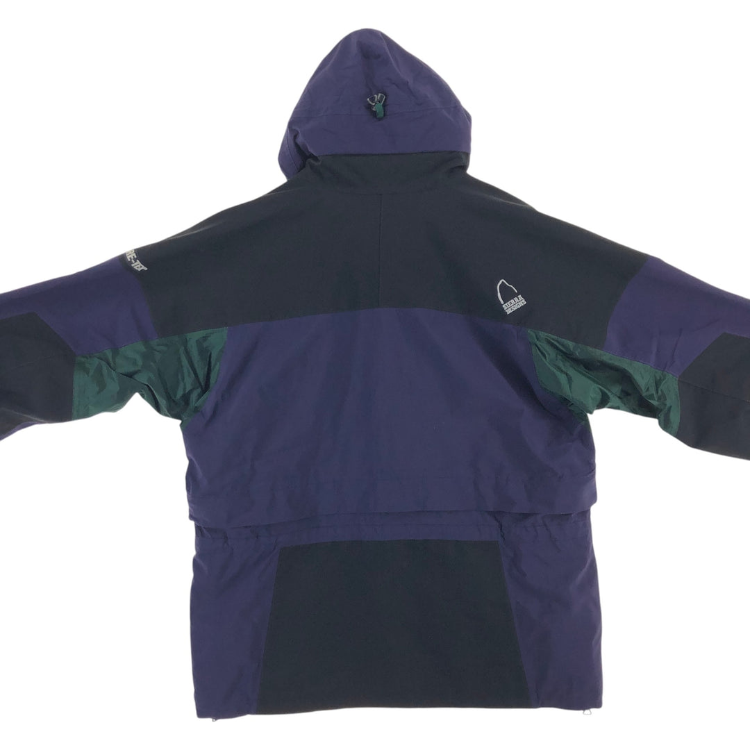 Sierra Designs Mountain Parka Shell Jacket, Made in Canada, Women's Size L Nylon black type Vintage Second Hand