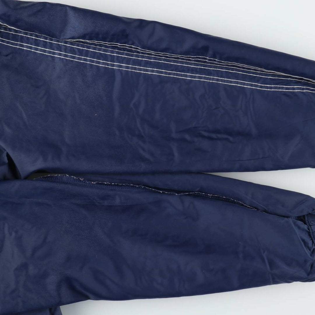 Vintage 90'S Adidas nylon hoodie, size L, men's Nylon navy blue type Vintage Second Hand