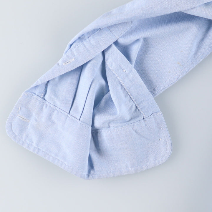 90'S Elulu Original Remake Asymmetrical Gathered Shirt, Long Sleeve Button-Down Shirt, Made in USA, Women's Size Small cotton Blue type light blue Vintage Second Hand