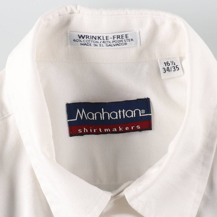 Elulu Original Remake Big Ribbon Shirt, Long Sleeve Button-Down Shirt, Women's Size L cotton white type Vintage Second Hand