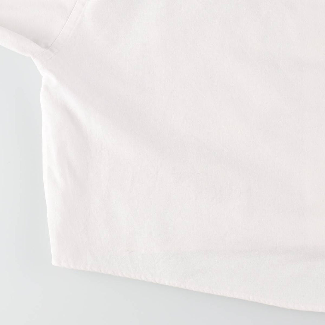 Elulu Original Remake Big Ribbon Shirt, Long Sleeve Button-Down Shirt, Women's Size L cotton white type Vintage Second Hand