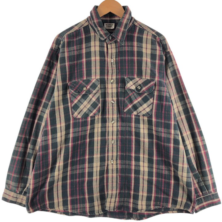 Five Brother Long Sleeve Heavy Flannel Check Shirt Men's XXL /eaa513242