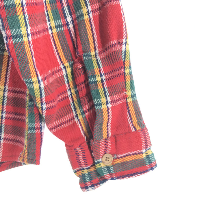 70'S JCPenney BIG MAC Long Sleeve Flannel Check Shirt Men's Size L Vintage /eaa513243