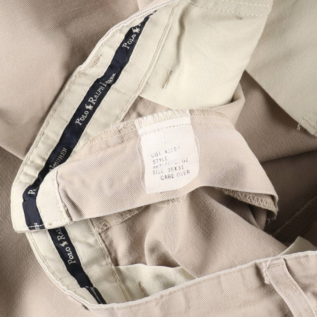Ralph Lauren POLO RALPH LAUREN Two-pleat Chino Pants Made in USA Men's W35 Vintage / eaa513279