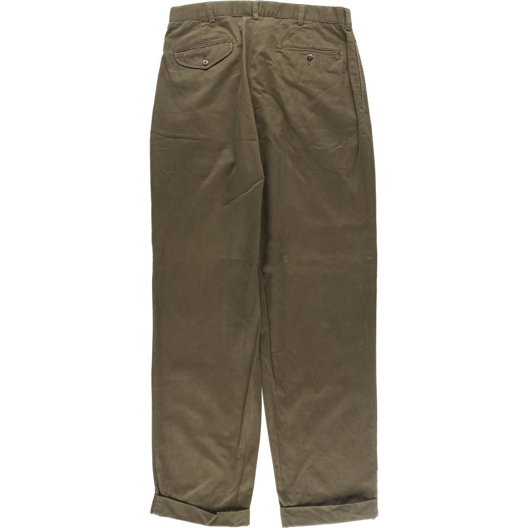Ralph Lauren POLO by Ralph Lauren HAMMOND PANT, two-pleat chino pants, men's size W34 / eaa513330