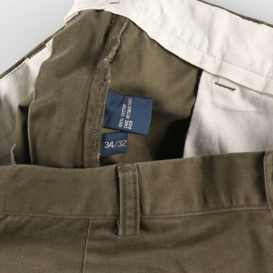 Ralph Lauren POLO by Ralph Lauren HAMMOND PANT, two-pleat chino pants, men's size W34 / eaa513330