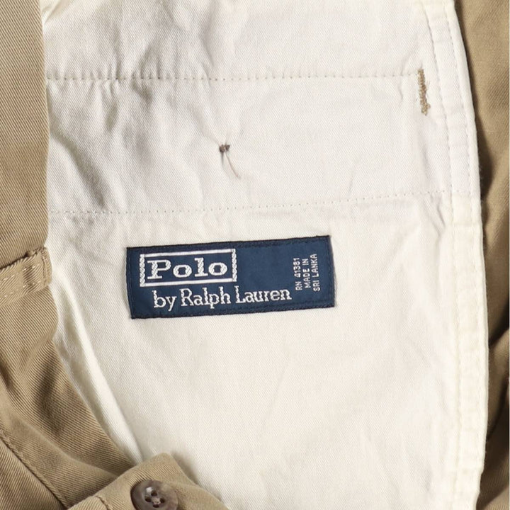 Ralph Lauren POLO RALPH LAUREN Two-pleat chino pants for men, size W36 / eaa513333