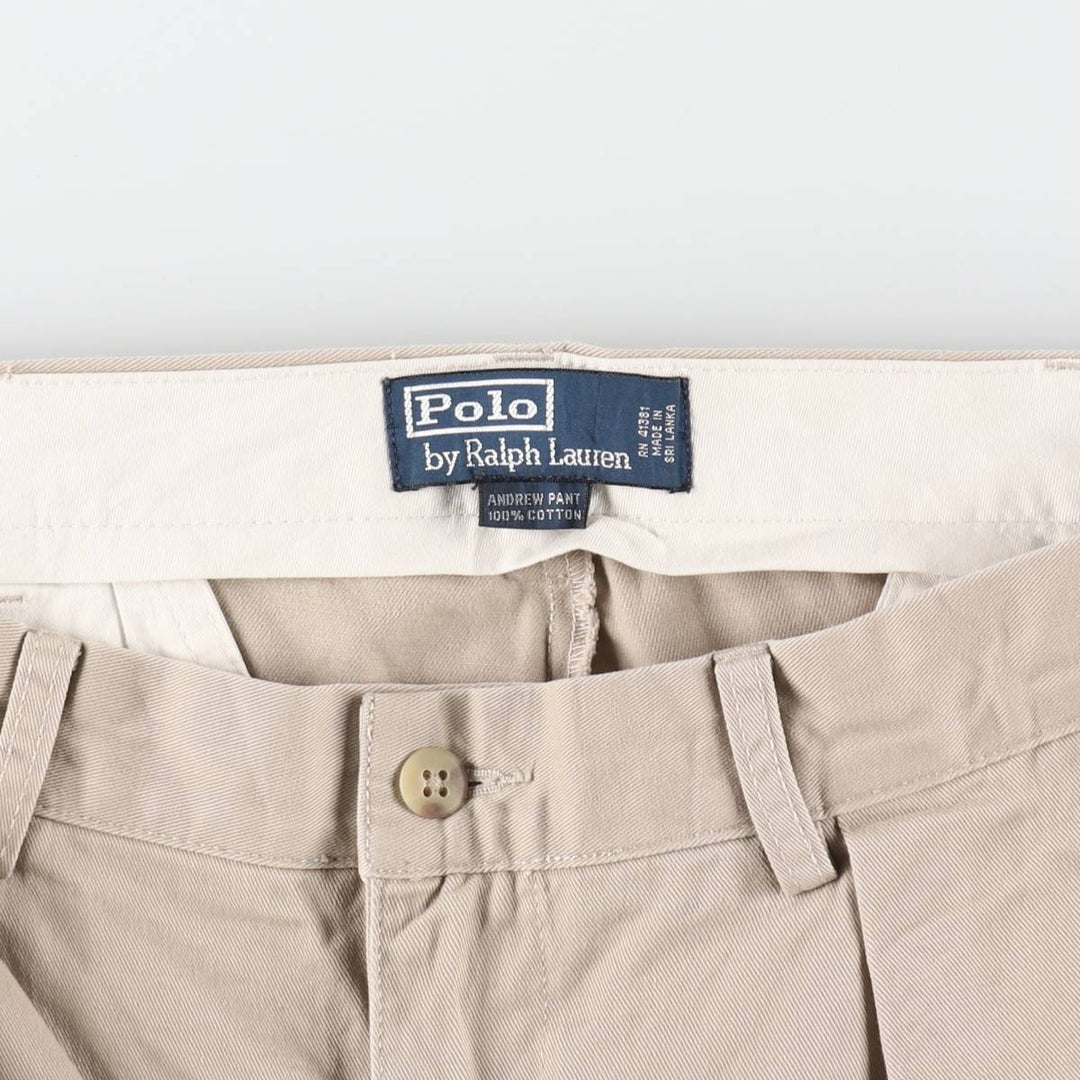 Ralph Lauren POLO by Ralph Lauren ANDREW PANT Two-pleat chino pants for men, equivalent to W35 / eaa513334