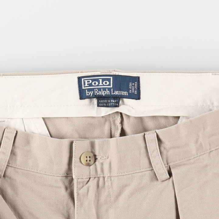 Ralph Lauren POLO by Ralph Lauren ANDREW PANT Two-pleat chino pants for men, equivalent to W35 / eaa513334