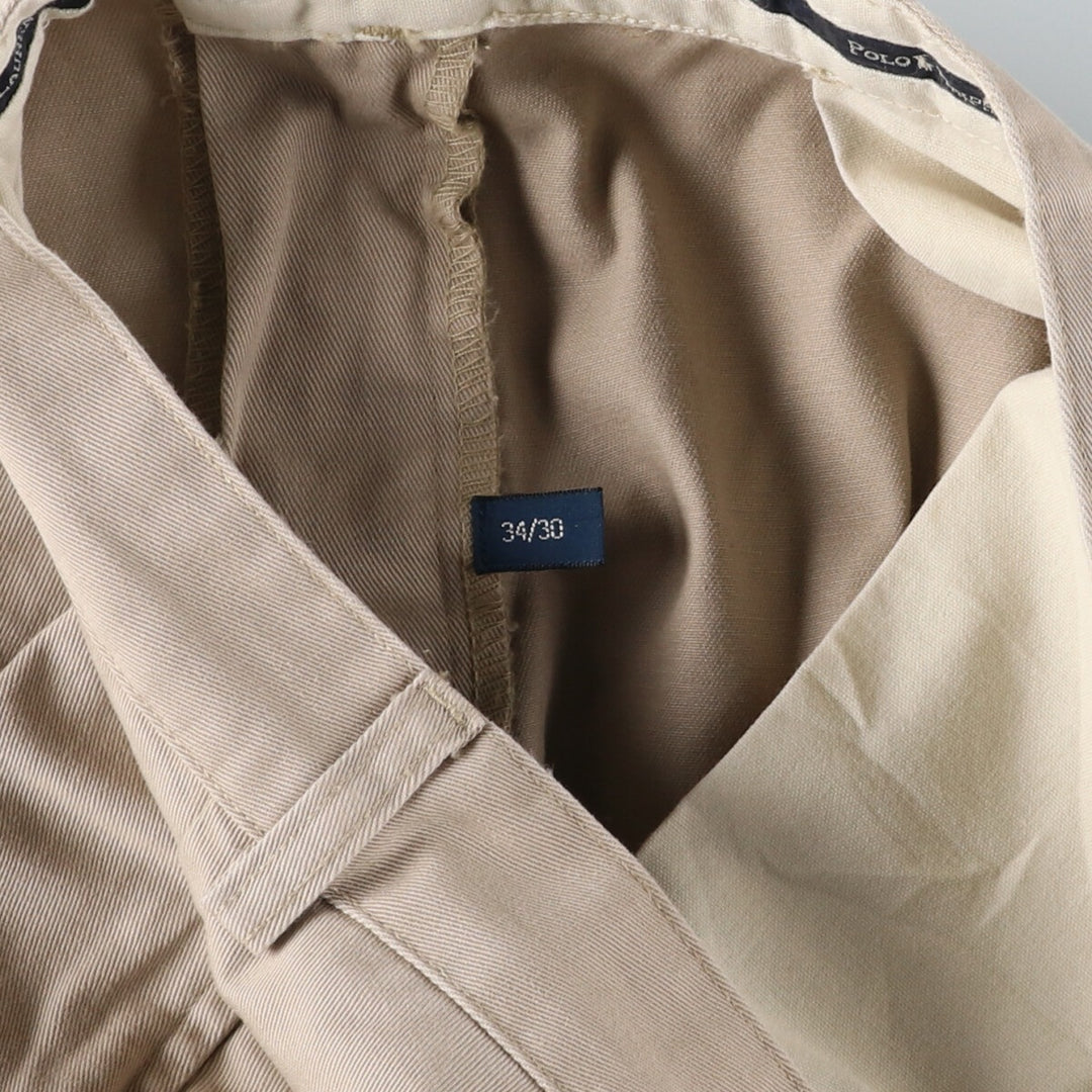 Ralph Lauren POLO by Ralph Lauren ANDREW PANT Two-pleat chino pants for men, equivalent to W34 / eaa513345