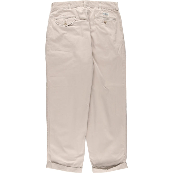 Ralph Lauren POLO by Ralph Lauren HAMMOND PANT, two-pleat chino pants, men's size W33 / eaa513358