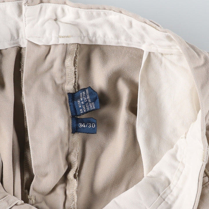 Ralph Lauren POLO by Ralph Lauren HAMMOND PANT, two-pleat chino pants, men's size W33 / eaa513358