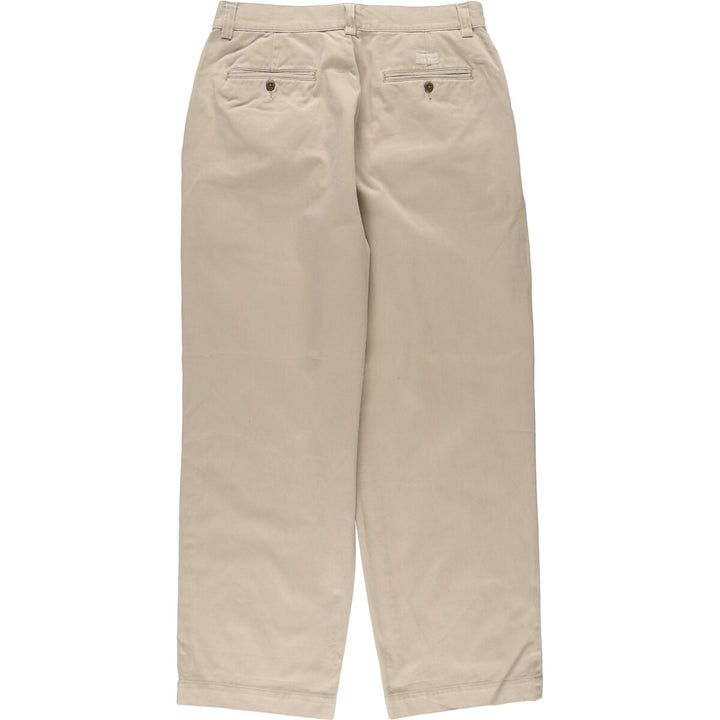 Ralph Lauren POLO by Ralph Lauren STANTON PANT, two-pleat chino pants, men's size W33. cotton Beige type Vintage Second Hand