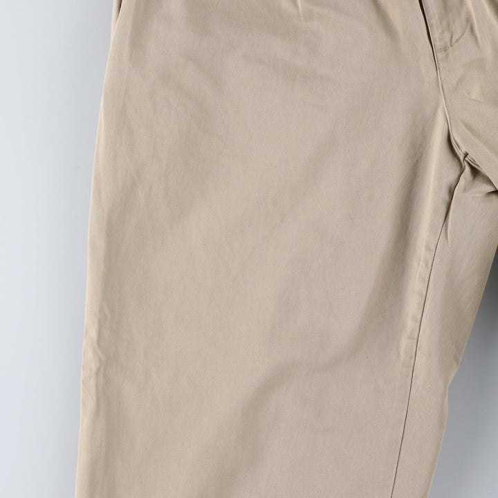 Ralph Lauren POLO by Ralph Lauren STANTON PANT, two-pleat chino pants, men's size W33. cotton Beige type Vintage Second Hand