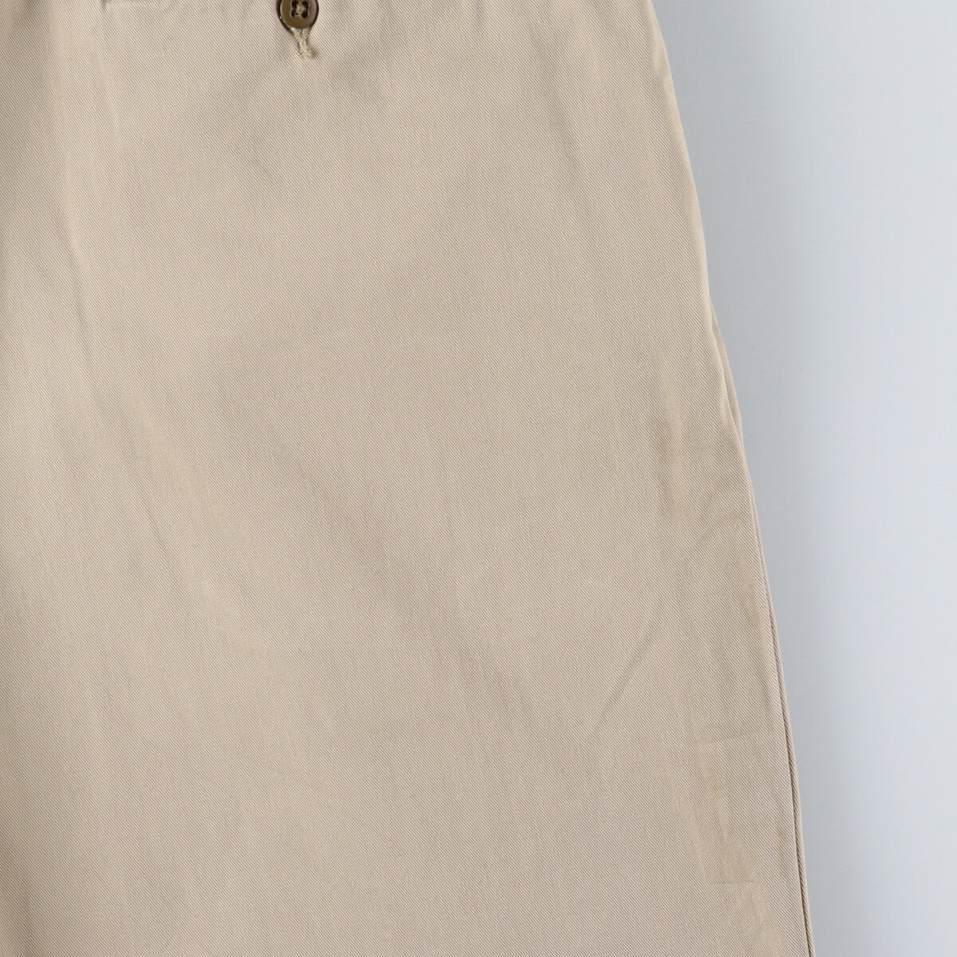 Ralph Lauren POLO by Ralph Lauren STANTON PANT, two-pleat chino pants, men's size W33. cotton Beige type Vintage Second Hand
