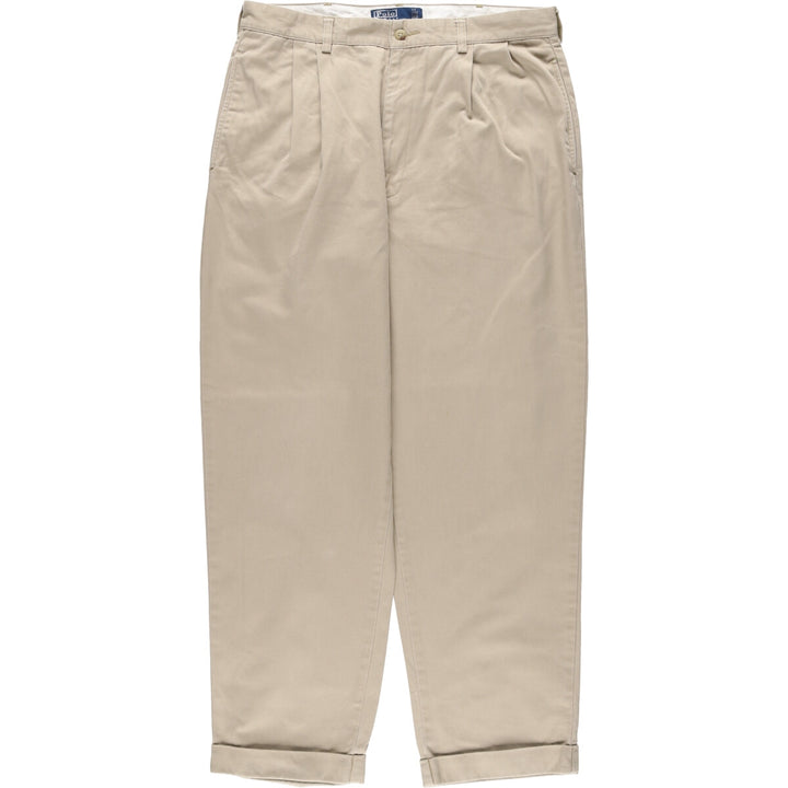 Ralph Lauren POLO by Ralph Lauren HAMMOND PANT, two-pleat chino pants, men's size W34 / eaa513363