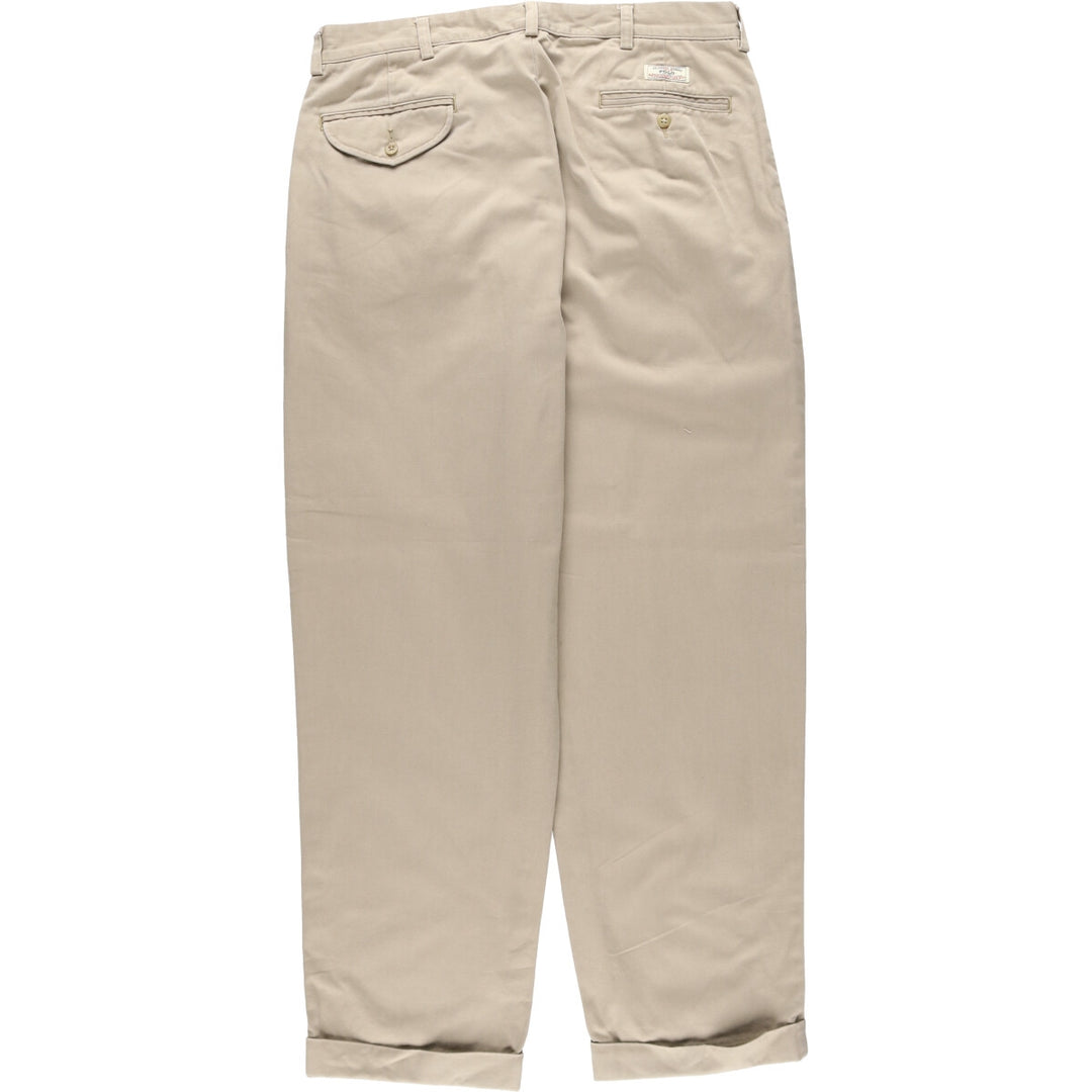 Ralph Lauren POLO by Ralph Lauren HAMMOND PANT, two-pleat chino pants, men's size W34 / eaa513363