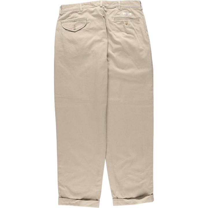 Ralph Lauren POLO by Ralph Lauren HAMMOND PANT, two-pleat chino pants, men's size W34 / eaa513363