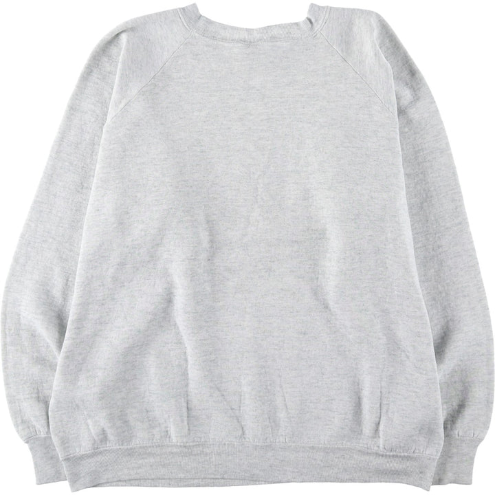 90'S Fruit of the Loom Dog Print Animal Sweatshirt, Made in USA, Women's Size XL (Equivalent), Vintage cotton gray type Vintage Second Hand