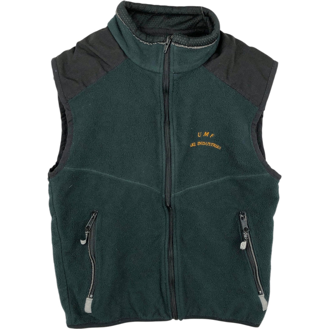 BLACK DIAMOND Fleece Vest, Made in USA, Women's Size S (approx.) unclear Green type dark green Vintage Second Hand