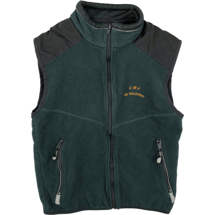 BLACK DIAMOND Fleece Vest, Made in USA, Women's Size S (approx.) unclear Green type dark green Vintage Second Hand