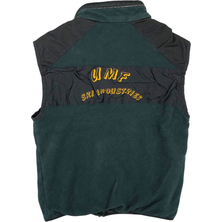 BLACK DIAMOND Fleece Vest, Made in USA, Women's Size S (approx.) unclear Green type dark green Vintage Second Hand