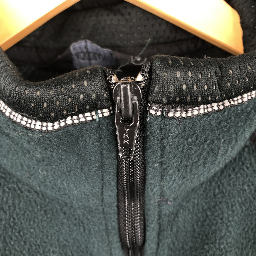 BLACK DIAMOND Fleece Vest, Made in USA, Women's Size S (approx.) unclear Green type dark green Vintage Second Hand