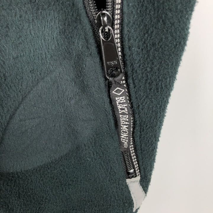 BLACK DIAMOND Fleece Vest, Made in USA, Women's Size S (approx.) unclear Green type dark green Vintage Second Hand