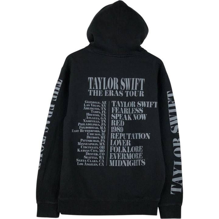 TAYLOR SWIFT Taylor Swift Band Sweatshirt Pullover Hoodie (Women's Size M) cotton black type Vintage Second Hand