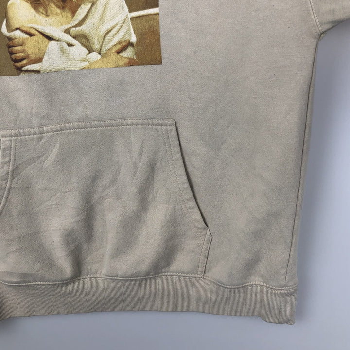ARDENE BILLIE EILISH Billie Eilish Band Sweatshirt Pullover Hoodie, Women's Size L (approx.) cotton Beige type Vintage Second Hand